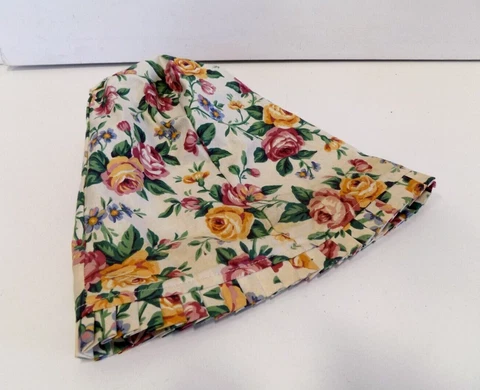 Garden Splendor Medium Spoon Basket Liner Longaberger Cover