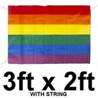 Medium Rainbow Pride Flag - Garden Party Decoration Festival Carnival Gay Banner