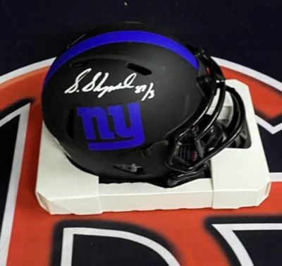 Sterling Shepard Signed New York Giants Eclipse Mini Helmet JSA - Image 1 of 4