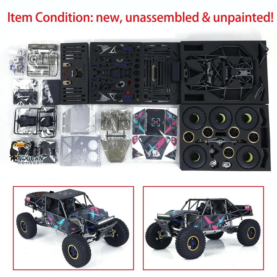 Capo 1/8 RC Crawler U4 CD1582X Off Road Vehicle Kits w/2-Speed Gearbox - Image 1 of 4