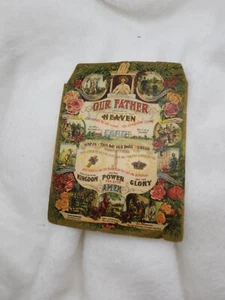 Our Father Which Art In Heaven Vintage Card - Picture 1 of 2