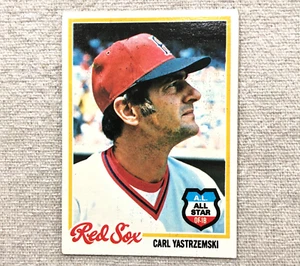 CARL YASTRZEMSKI 1978 TOPPS A.L. ALL STAR BASEBALL KARTE #40 BOSTON RED SOX MLB - Bild 1 von 2