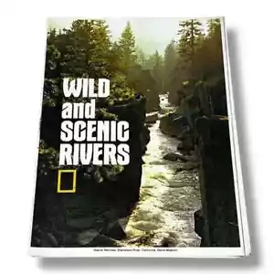 Mapas antiguos de National Geographic Rivers 1977 Wild and Scenic Rivers F - Imagen 1 de 4