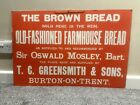 British Union Of Fascists Oswald Mosley Bread Endorsement Sign