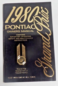 1980 Pontiac Grand Prix owner's manual - Picture 1 of 1