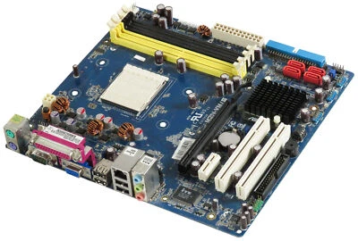 Asus M2N-VM/S Socket AM2 4x DDR2 PCI PCIe mATX Mainboard - Image 1 of 2