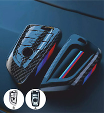 Produktbild - BMW Schlüsseletui Key Case Anhänger Carbon Cover Hülle M-Power /für alle Modelle