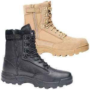 Brandit Táctico Cremallera Botas para el Aire Libre Botas de Combate con Rv - Imagen 1 de 3