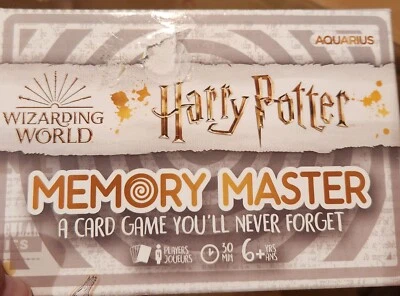 Harry Potter Memory Master Card Game New- UnOpen Box - Image 1 of 2