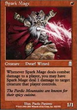 MTG magic cards 2x x2 Light Play, English Spark Mage Odyssey
