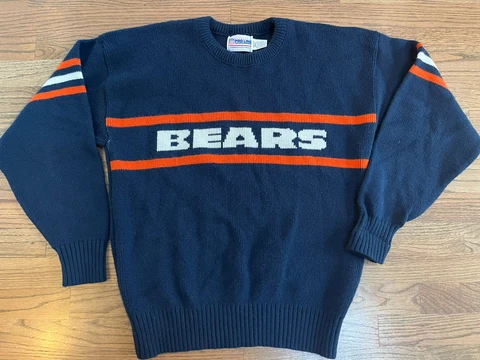 Vintage Chicago Bears Cliff Engle Sweater Size Small Cover