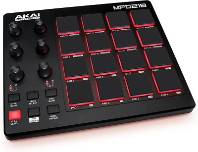 Akai MPD218 Professional USB MIDI controller 16 Pad new free shipping - Image 1 of 4