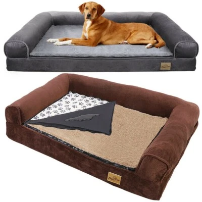 Heavy Duty Waterproof Pet Dog Bed Sofa Couch Cushion Lounger w/ Removable Cover - image 1 of 4
