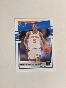 Immanuel Quickley 2020-21 Donruss Basketball Rated Rookie # 213 New York Knicks