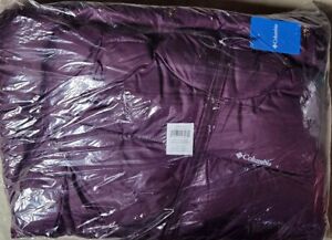 WOMEN'S Purple COLUMBIA PUFFECT MID HOODED JACKET XL NEW