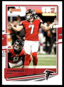 2020 Donruss 32 Younghoe Koo  Atlanta Falcons  RC Football Card