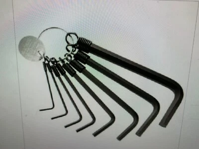 FACOM L-SHAPED HEX KEY 8PCS 1.5 - 8MM METRIC SHORT ARM - FREE SHIPPING IN US - Image 1 of 4