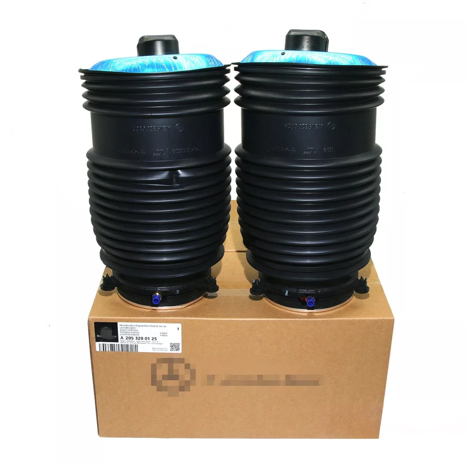 Pair Rear Air Suspension Spring Bags For 2013-2020 Mercedes C-Class W205 C205 Foto 1 de 4