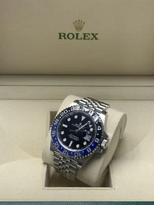 Rolex GMT Master II Batgirl BRAND NEW FULL SET BOX AND PAPERS 126710BLNR - Picture 1 of 3
