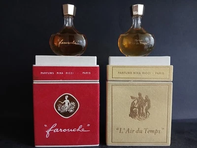 NINA RICCI  - LOT 2 PARFUM EXTRAIT  - FAROUCHE e L'AIR DU TEMPS  7,5ML - Immagine 1 di 3