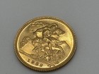 Queen Elizabeth 2nd 1/2 Sovereign 1982 4g of Gold. 10206