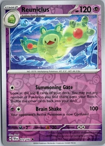 Reuniclus - SV05: Temporal Forces #072/162 Reverse Holo Uncommon - Picture 1 of 2