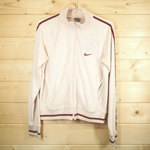 Nike 72 Vintage Y2K 2000s Girls Age 13-15 Years Pink Red Towelling Zip-up Jacket - Picture 1 of 18