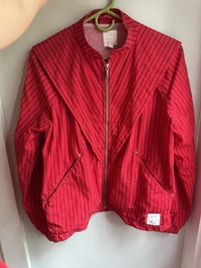 Vintage 80’s Red Cotton Jacket Size Small- Pepe Manne (?) - Picture 1 of 7