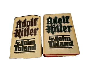Adolf Hitler Vol. I & II John Toland 1976 Doubleday Hardcover Vintage DJ 1st Ed - Picture 1 of 12