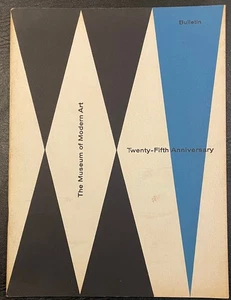 1954 Museum of Modern Art 25th Anniversary Bulletin History Program Book Vtg - Picture 1 of 3