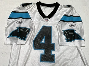 Maglia John Kasay #4 Carolina Panthers Uomo L Large Reebok Vintage Bianca NFL - Foto 1 di 10