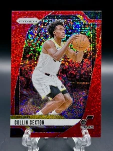 2024-25 Collin Sexton Panini Prizm Red Sparkle Parallel Jazz - Picture 1 of 2