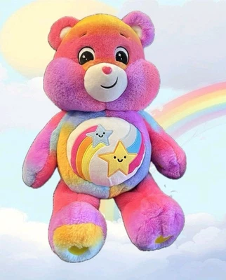 Care Bears🌈Dare To Care Bear 24" Jumbo Bestie Peluche Coleccionable 2022 Foto 1 de 3
