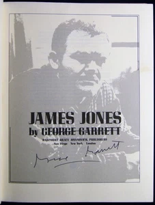 1984 GEORGE GARRETT SIGNED INSCRIBED BIOGRAPHY JAMES JONES TO DEDICATEE - Picture 1 of 6