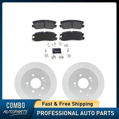 Juego de pastillas de freno de disco trasero rotor de freno de disco para Mitsubishi Grandis 2007-2009 Foto 1 de 3
