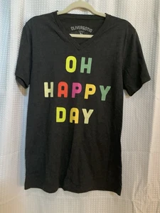 Oliver And Otis Damen T-Shirt Medium Grau Oh Happy Day - Bild 1 von 6