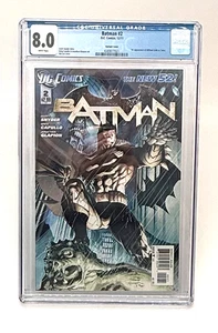 BATMAN #2 JIM LEE VARIANT THE NEW DC COMICS DECEMBER 2011 - GRADED CGC 8.0 - Imagen 1 de 2