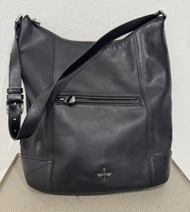 Pour La Victoire Umhängetasche Handtasche schwarz Echtleder - Bild 1 von 19