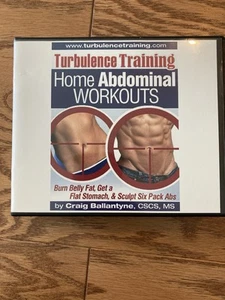 Turbulence Training Home Abdominal Workouts DVDs Craig Ballantyne Six Pack Abs - Foto 1 di 20