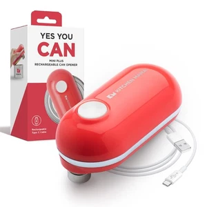 Mini Plus Rechargeable Electric Can Opener: Compact Design, USB-C Charging, H... - Bild 1 von 6