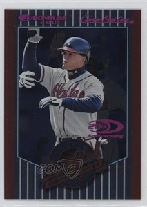 2001 Donruss Fan Club Stat Line Career /204 Chipper Jones #204 HOF - Imagen 1 de 4
