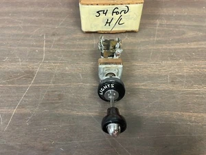 1954 FORD CAR HEADLIGHT SWITCH WITH KNOB BEZEL 625 - Picture 1 of 3