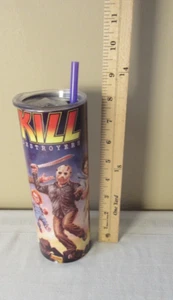 KILL Destroyers Horror Insulated Tumbler 20oz Chucky/Freddy/Jason/Micheal Myers - Picture 1 of 7