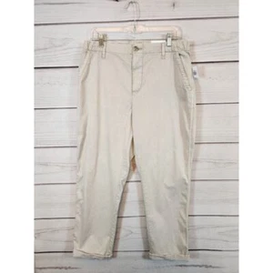 Old Navy Womens Khaki Jogger Pants Elastic Waist Size L NWT - Picture 1 of 7
