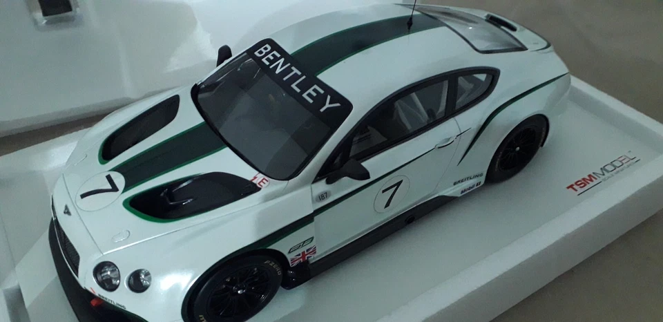 TSM 1:18  141829R Bentley Continental GT3 Goodwood 2013 #7  nuovo aperto x foto - Immagine 1 di 4