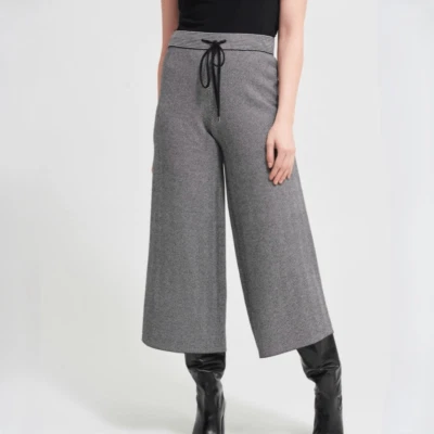 Pantalones Joseph Ribkoff Goucho Espiga Grande Negro Blanco 213920 Foto 1 de 4