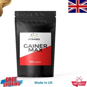 Anabolic Weight Gain Pills - Fast Muscle Mass Growth for Men & Women UK Made - Picture 1 of 9