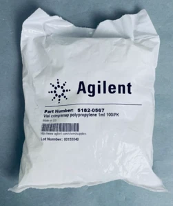 Agilent 5182-0567 Vial crimp/snap 1 ml Polyethylene 100 Vials(Y8) - Picture 1 of 4