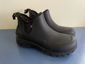 Bogs Sauvie Botas de Lluvia Impermeables Sin Cordones Negras Baja Altura Para Hombres EE. UU. 8 Euro 41  - Imagen 1 de 7