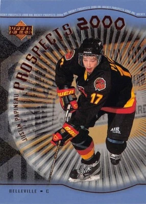 1999-00 Upper Deck #331 Justin Papineau PRO - Image 1 of 2
